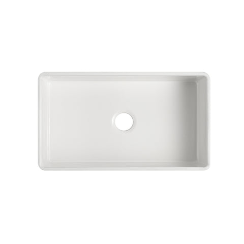 Project BUTLERS Single Bowl Ceramic Kitchen/Laundry Sink 610x459mm / 835x459mm