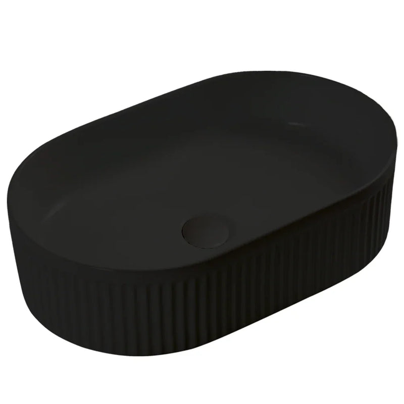 Cascade Oval Counter Top Ceramic Basin 490x313mm - Various Colours