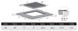 Carysil Built-In Ceramic Hob Cooktop 60CM