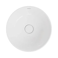 Tide Round Counter Top Ceramic Basin with Overflow 360x360mm - Various Colours