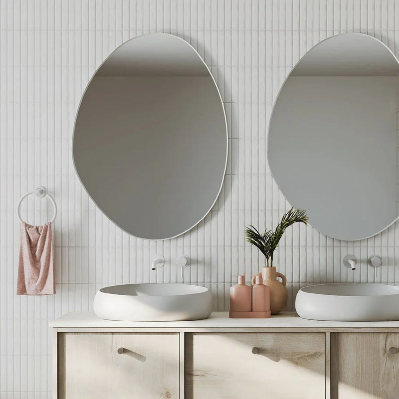 Pebble Mirror – 700x920mm – Various Colours (Frame)