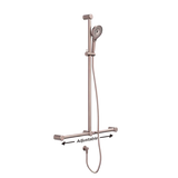 Mecca Care T Bar Grab Rail and Adjustable Rail Shower - Various Colours