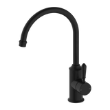 York Kitchen / Laundry Sink Mixer Goosneck Spout With Metal / Porcelain Lever - Various Colours