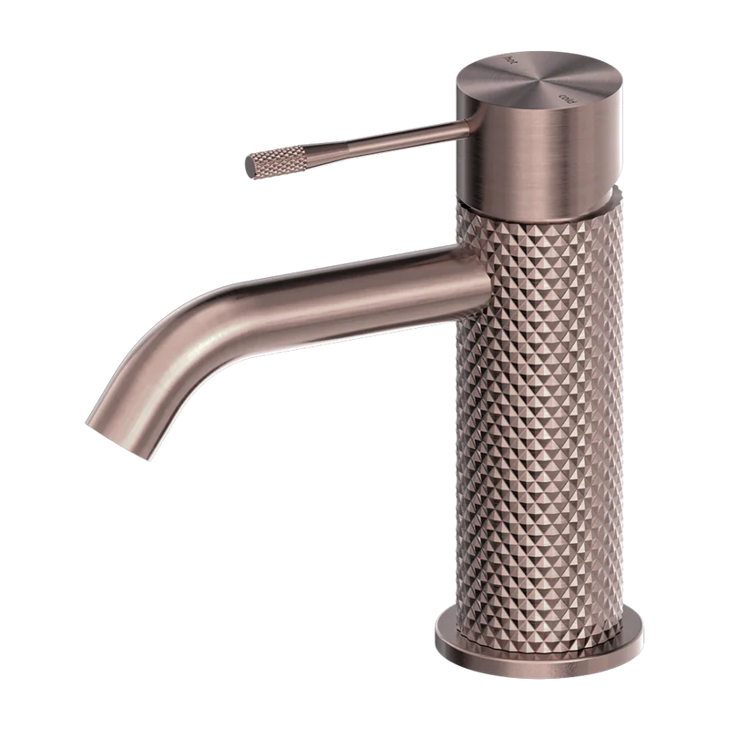 Nero Tapware BM36 Opal Bench Mount Cross Hatched Basin Mixer - Various Colours