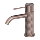 BM36 Opal Bench Mount Cross Hatched Basin Mixer - Various Colours