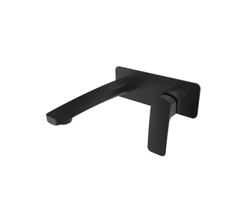 WBM13 Soft Square Wall Basin/Bath Mixer Set With Spout - Various Colours