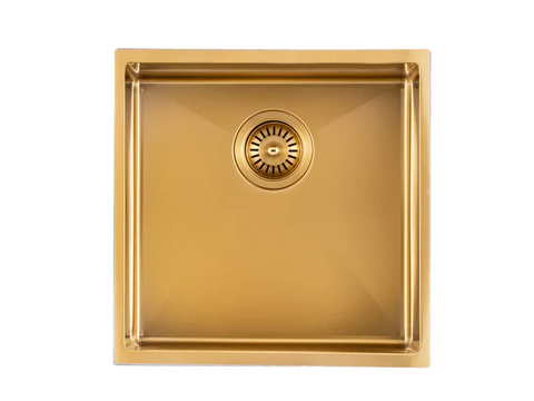 Single Bowl Drop in/Undermount Kitchen / Laundry Sink 440x440mm - Various Colours