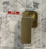 Square Shower Mixer Brushed Gold - Floor Display Clearance