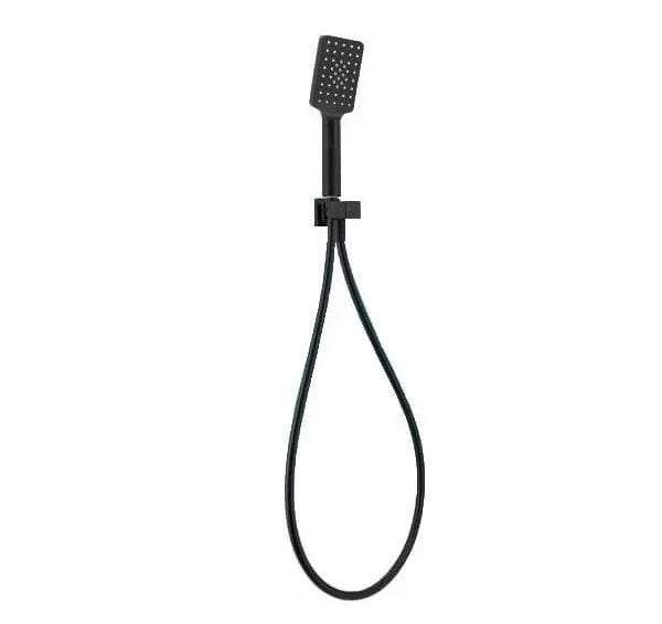 Soft Square Hand Shower On Holder - Various Colours