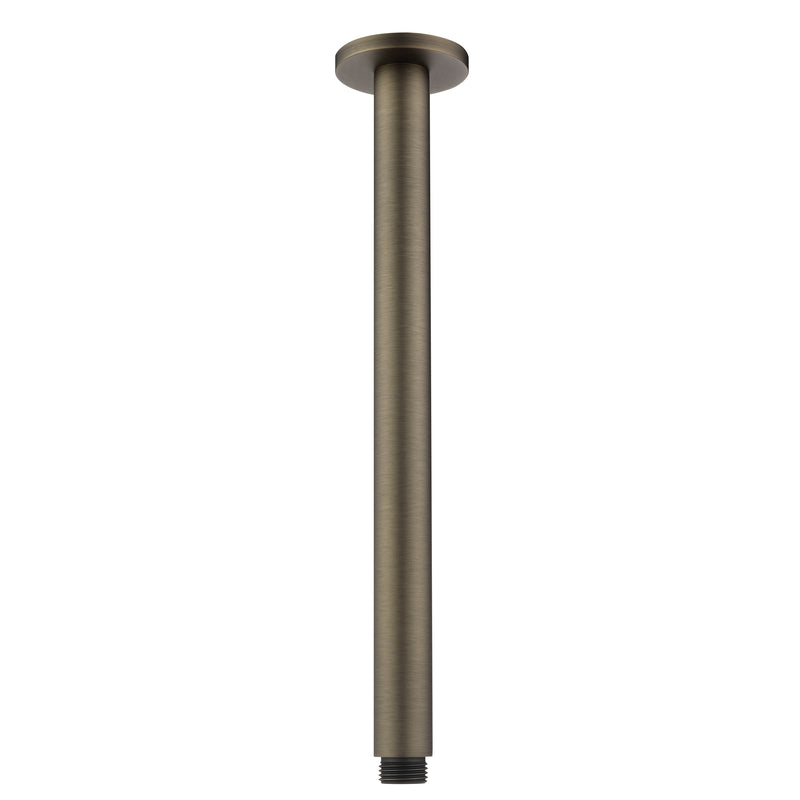 Round Shower Dropper / Ceiling Arm - Various Colours & Lengths
