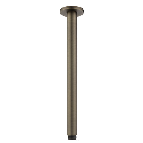 Round Shower Dropper / Ceiling Arm - Various Colours & Lengths