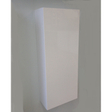 Mirror Cabinet Pencil Edge 300x750 (Single Door) - Gloss White