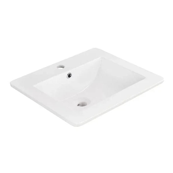Elysium Rectangular Inset Ceramic Basin 535x450mm