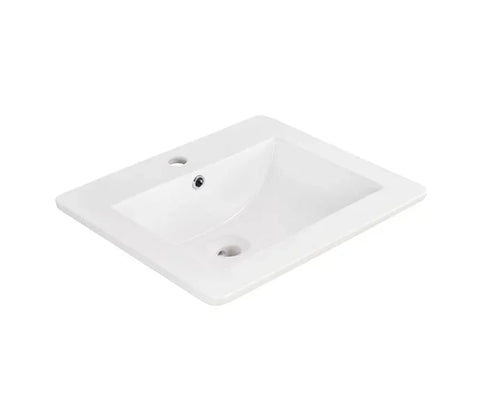 Elysium Rectangular Inset Ceramic Basin 535x450mm
