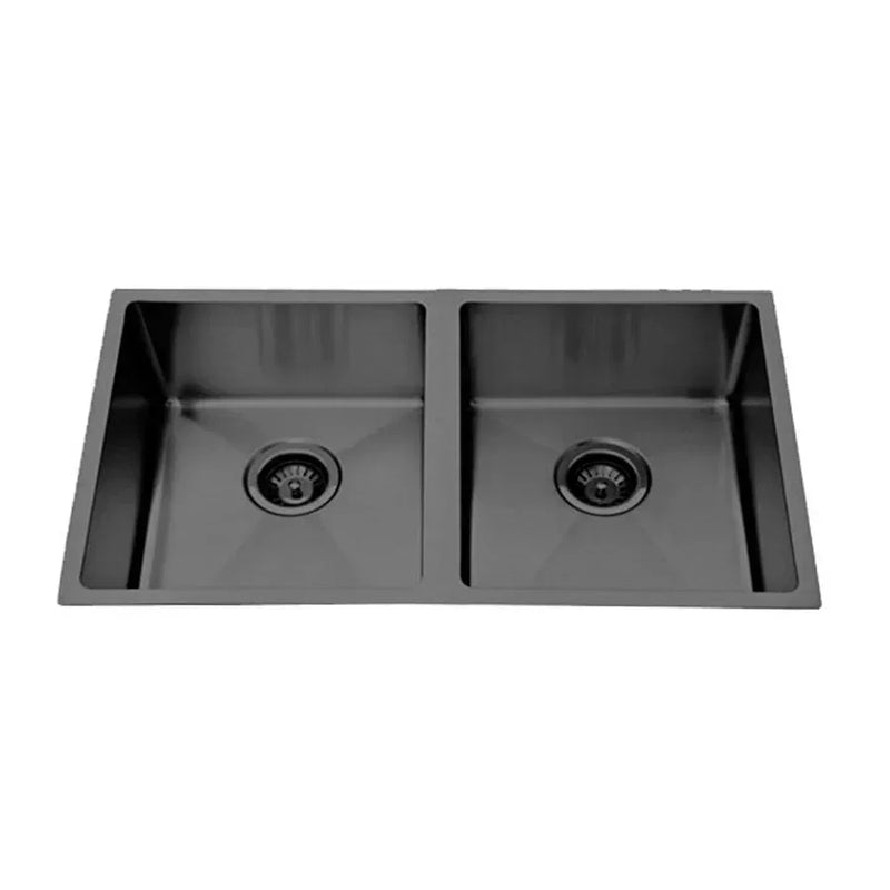 Double Bowls Sink Undermount/Top mount/Flush mount 870x450mm - Various Colours