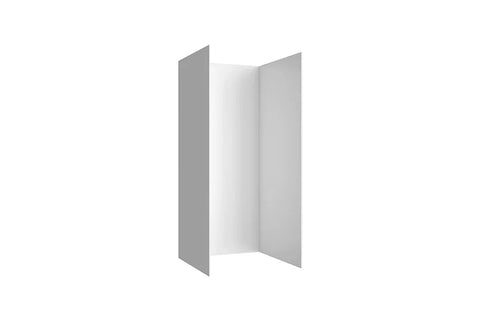 Two-Sided / Three Sided Acrylic Shower Wall Liner  - White