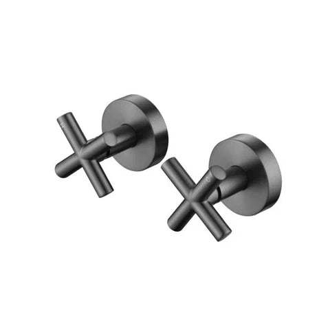 Cross Handle Shower/Bath Wall Top Assembly - Various Colours