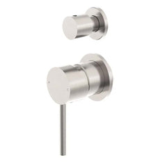 SMD02 Round Shower / Bath Mixer with Diverter (Separate Backplate) - Various Colours