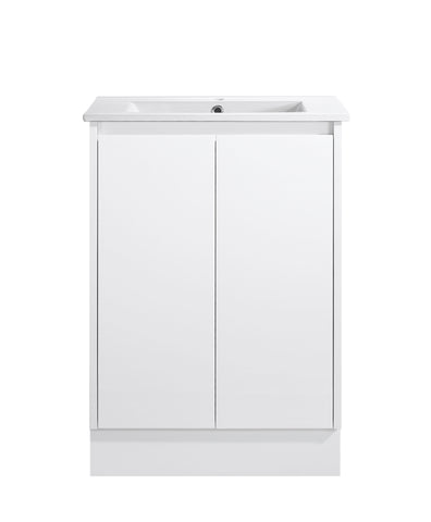 BV67 Slimline (360mm Depth) Freestanding Vanity - 600 / 750 / 900mm - Matt White