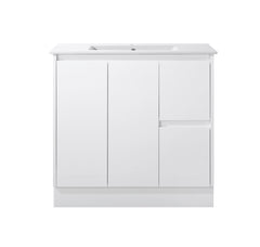 BV67 Slimline (360mm Depth) Freestanding Vanity - 600 / 750 / 900mm - Matt White