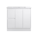 BV38 Slimline (360mm Depth) Freestanding Vanity - 600 / 750 / 900mm - Gloss White