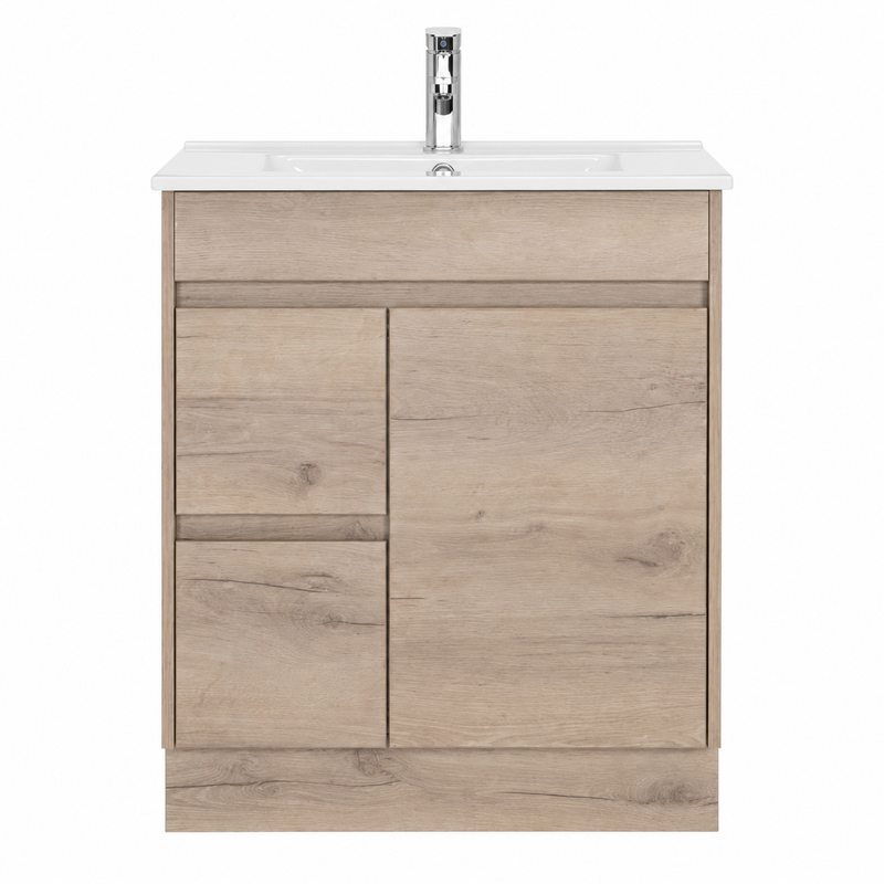 BV11 Slimline (360mm depth) Dark Oak Fingerpull Freestanding Vanity - 600 / 750 / 900mm
