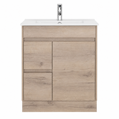 BV11 Slimline (360mm depth) Dark Oak Fingerpull Freestanding Vanity - 600 / 750 / 900mm