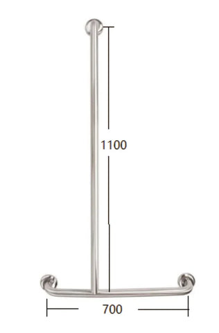 CARE Grab Rail T Bar Left/Right Hand Side - Various Colours