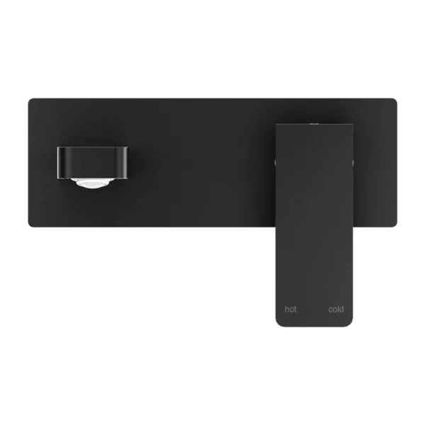 Nero Tapware WBM09 Celia Square Wall Basin/Bath Mixer Set with Spout - Various Colours
