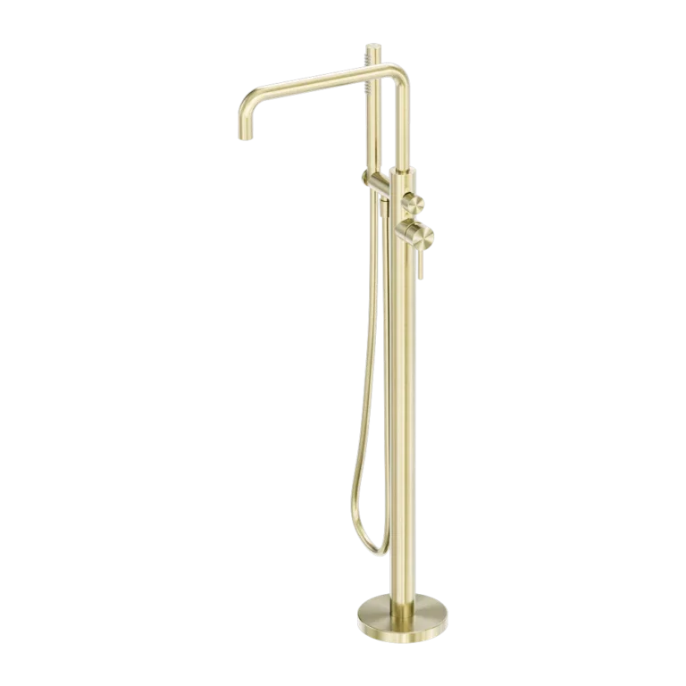 Nero Round Freestanding Bath Mixer/Filler with Hand Shower Set - Various Colours