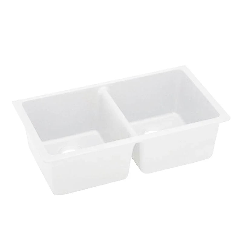 Granite Black Double Bowls Undermount/Top mount Kitchen Sink 838x476mm - Various Colours