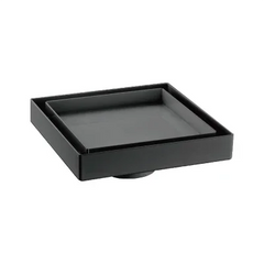 Low Profile Square Tile Insert Shower Floor Waste 133x133mm - Various Colours