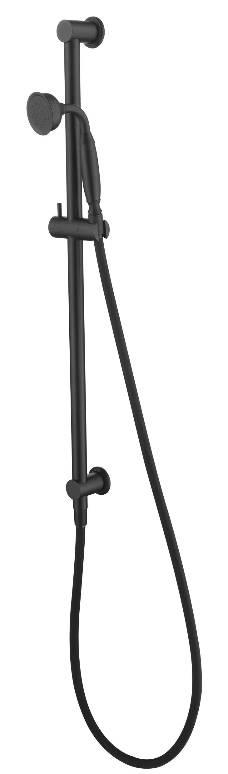 Heritage Rail Shower with Solid Brass Hand Shower - Various Colours