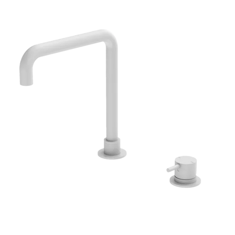 Nero Tapware BM28 Mecca Hob Mounted Basin / Bath Mixer / Kitchen / Laundry Square Swivel Spout - Various Colours