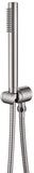 Round Slim Hand Shower On Holder - Various Colours