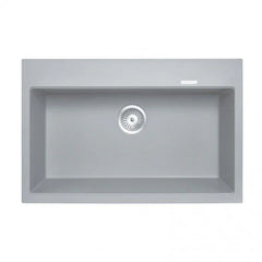 Granite Black Single Bowl Kitchen Topmount Sink 780x510mm - Various Colours