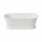Oxford Freestanding Bath with Overflow 1700x800mm - Gloss White
