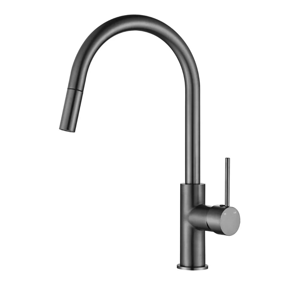 Newport Kitchen / Laundry Sink Mixer with Pullout Vegie Spray - Various Colours