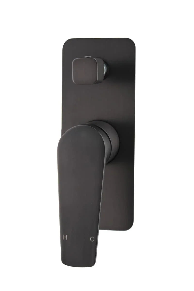 SMD12 Soft Square Shower / Bath Mixer with Diverter - Various Colours