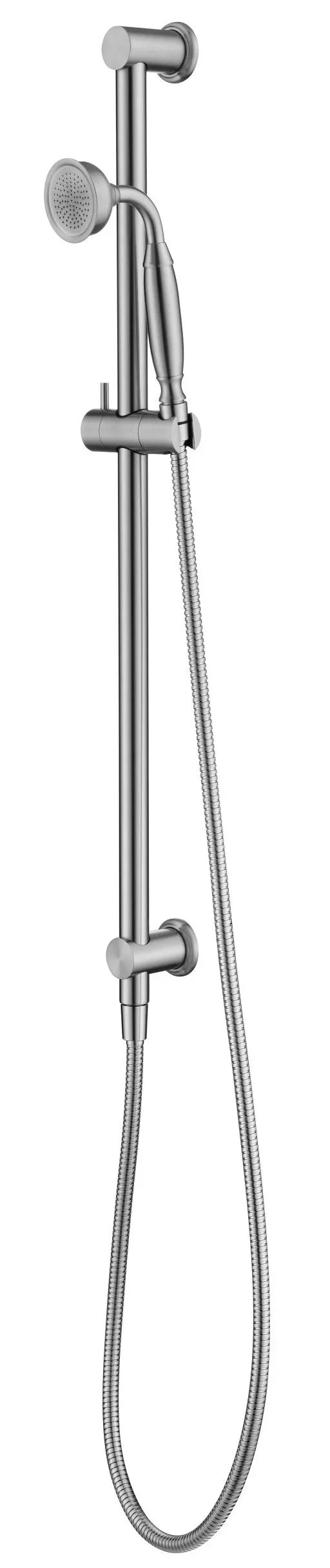 Heritage Rail Shower with Solid Brass Hand Shower - Various Colours
