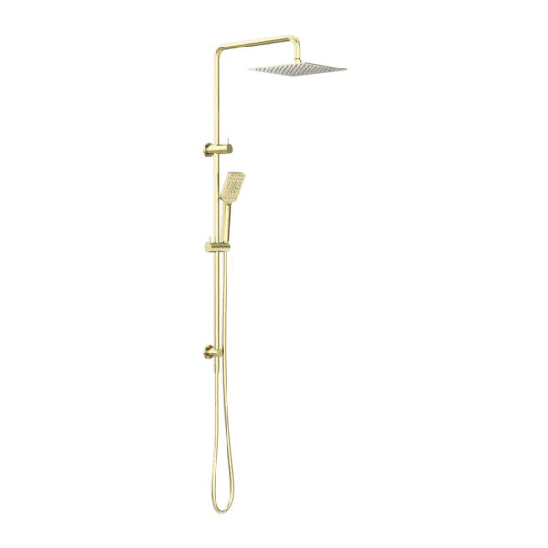 Nero Square Project Dual Shower Rail - Various Colours