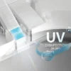 Vue inbuilt Cistern Rimless Flush Toilet Suite with Smart Remote Bidet Seat - White (4 Star)