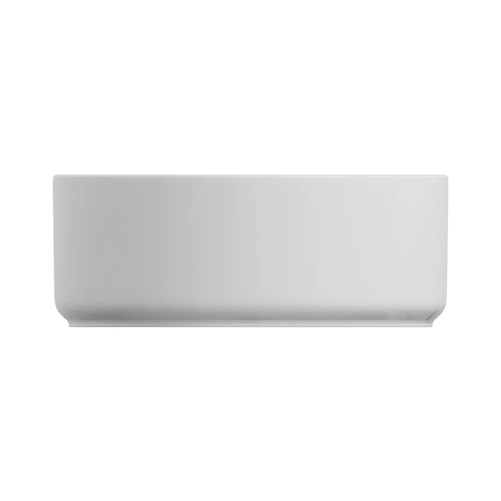 Tide Round Counter Top Ceramic Basin with Overflow 360x360mm - Various Colours