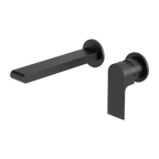 Nero Tapware WBM26 Bianca Wall Basin/Bath Mixer Set (Separate Backplate) with 187mm Reach Spout - Various Colours