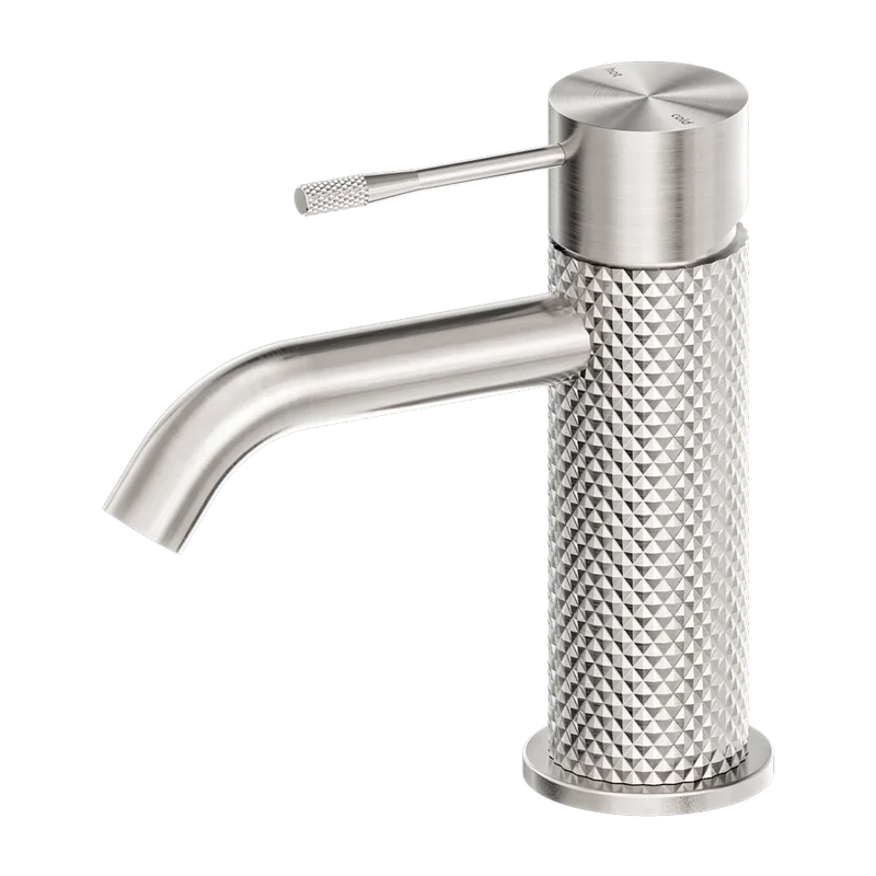 Nero Tapware BM36 Opal Bench Mount Cross Hatched Basin Mixer - Various Colours