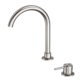 BM29 Mecca Hob Mounted Basin / Bath / Kitchen / Laundry Mixer Curved Swivel Spout - Various Colours