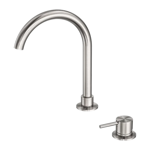 Nero Tapware BM29 Mecca Hob Mounted Basin / Bath / Kitchen / Laundry Mixer Curved Swivel Spout - Various Colours