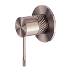 Nero SM36 Opal Cross Hatched Shower / Bath Mixer (80mm Backplate) - Various Colours