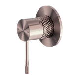 SM36 Opal Cross Hatched Shower / Bath Mixer (80mm Backplate) - Various Colours