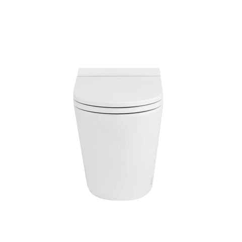 Luna inbuilt Cistern Tornado Rimless Flush Toilet Suite with Smart Remote Bidet Seat - White (4 Star)